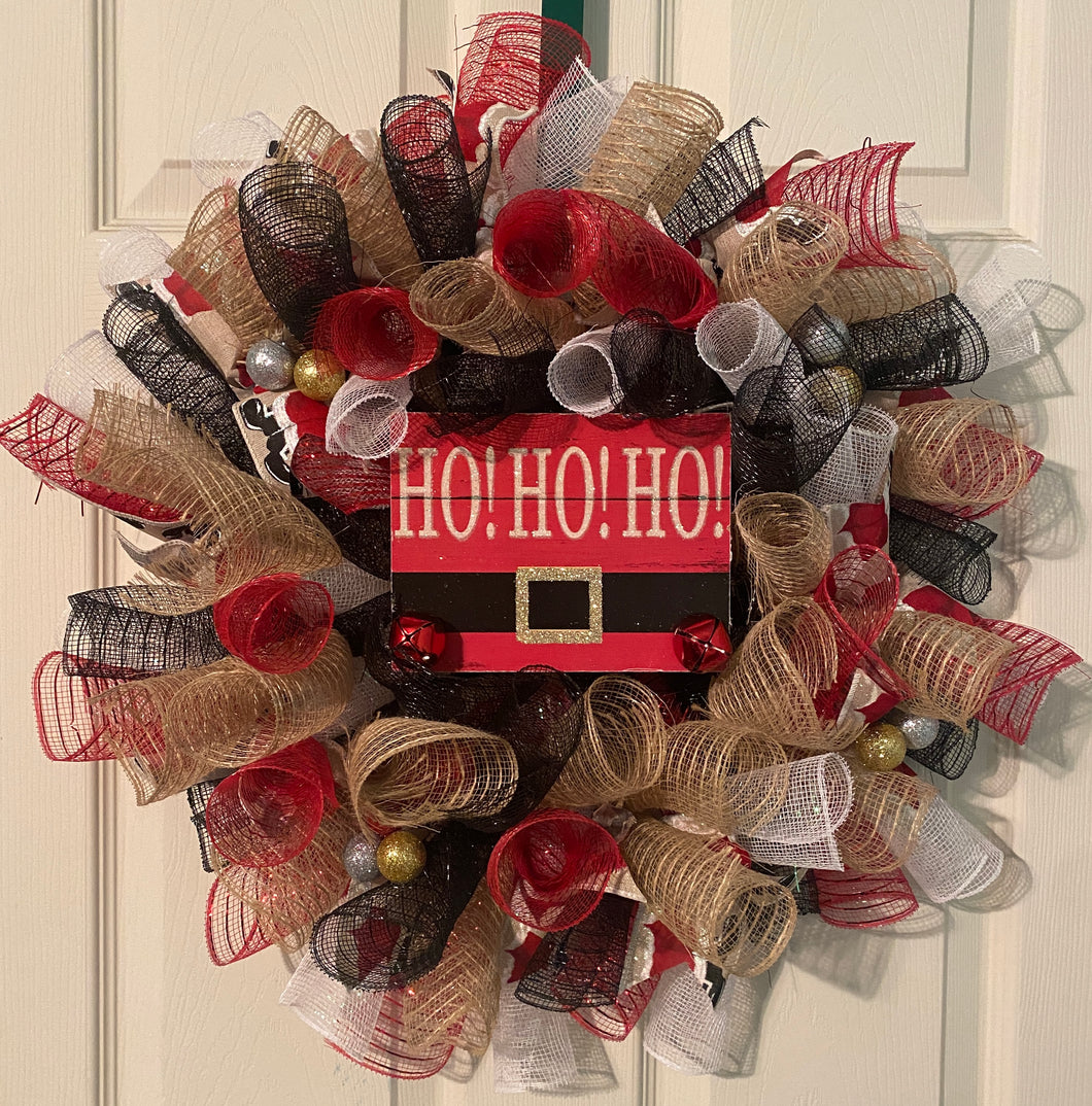 Ho Ho Ho Wreath