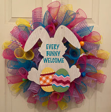 Load image into Gallery viewer, Every Bunny Welcome Wreath
